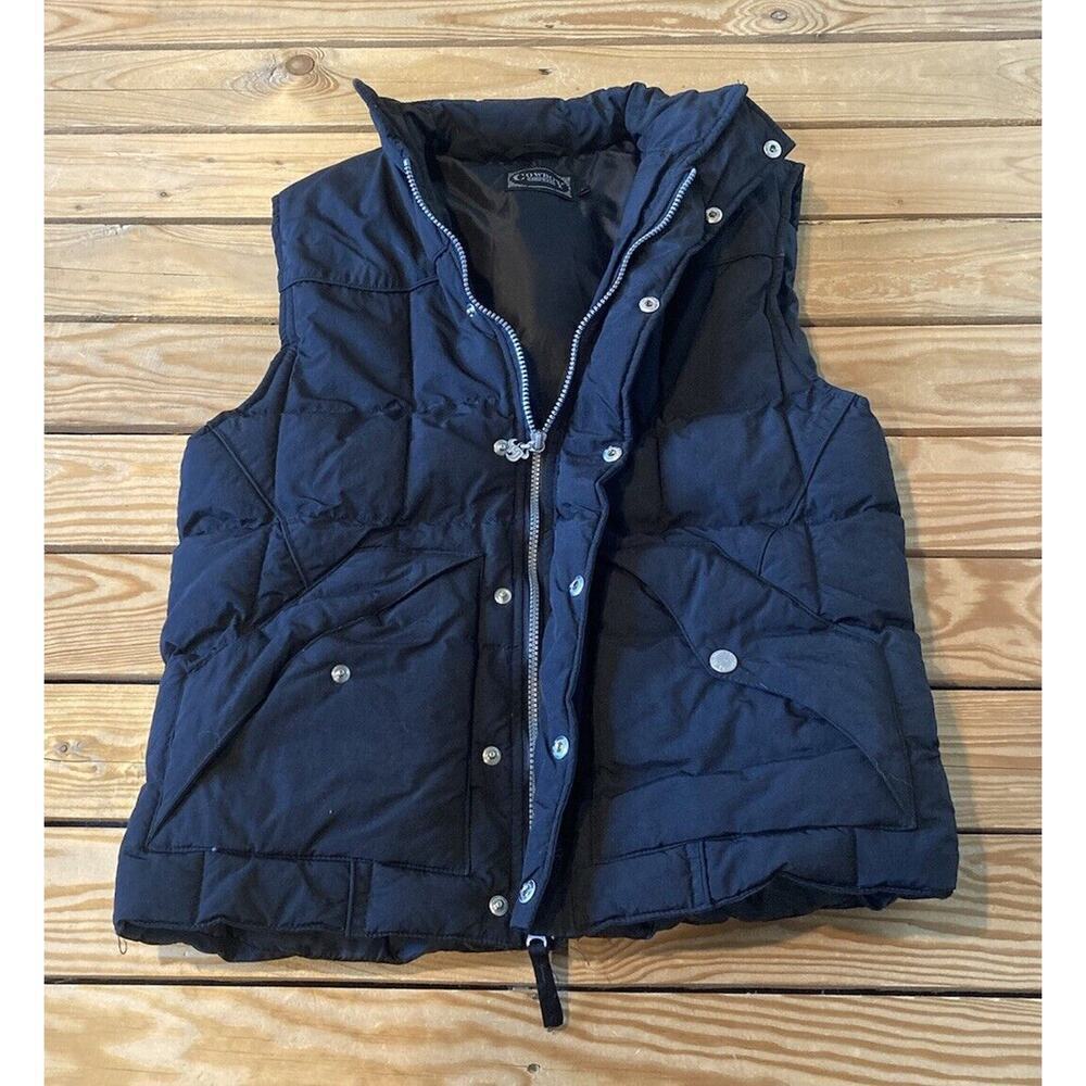 Cowboy Hardware Full Zip Puffer Vest Size Small Men’s Black